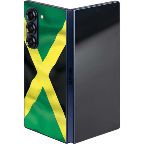 Jamaica Flag Galaxy Z Fold6 Skin
